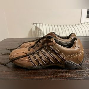 Steve Madden Stallyon Mocha Leather Shoes